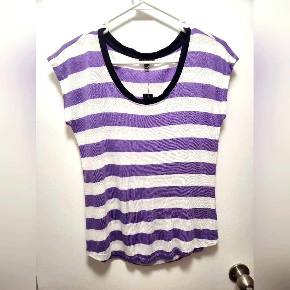 Talbot's NWT Striped Short Sleeve Top Size Small